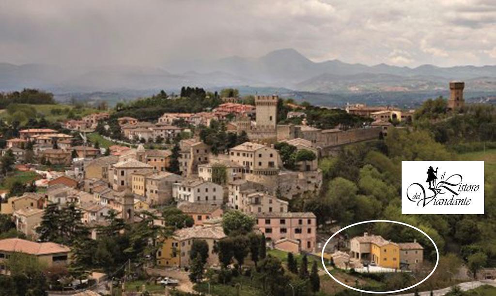 Отель Il Ristoro Del Viandante Offagna Экстерьер фото